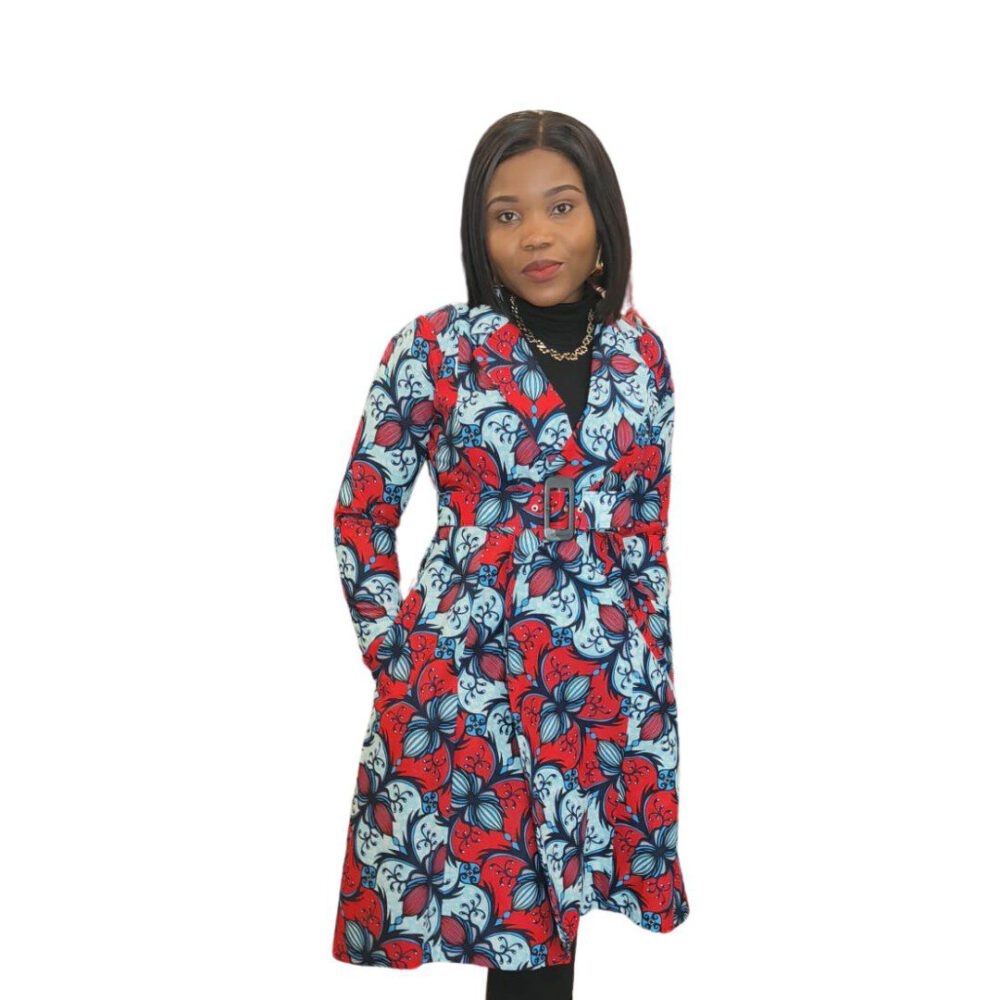 Kike Ankara Blazer - Felton Royale Women collection